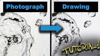 How to Draw Hyper Realistic Water EASY StepbyStep [upl. by Jordan]