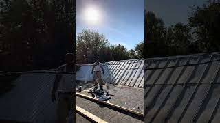 Finishing breezeway roof Part 2😎🥳 [upl. by Radack]