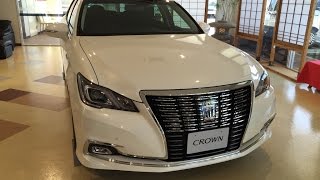 2015 TOYOTA マイナーチェンジ新型CROWN「クラウン」HYBRID 体感インプレッション！ [upl. by Aynas]