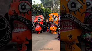 Ravan Kaise banta hai😱😨। making dushhera shortsvideo [upl. by Colline]