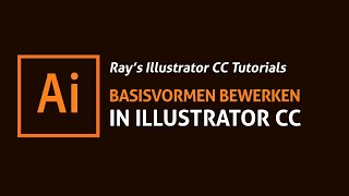 Illustrator CC Bewerken van basisvormen selecteren direct selecteren shape builder en meer [upl. by Aizan]