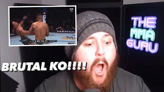 MMA Guru reacts to Rob Font knocking out Adrian Yanez [upl. by Owens]