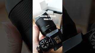 ASMR Unboxing TT Artisan 56mm f18 for Fujifilm unboxing ttartisan fujifilm asmrsounds [upl. by Azarria]