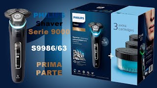 4K ⭕️ Philips Shaver Serie 9000 S998663 ⭕️ Unboxing e prime istallazioni ⭕️ Prima Parte [upl. by Marquez]