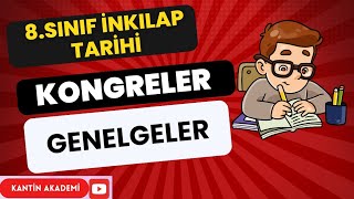 KONGRELER GENELGELER 8SINIF İNKILAP TARİHİ  PDF [upl. by Adneral46]