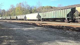 Norfolk Southern train heading North at Harriman TN with only 1 locomotive 3673 leading [upl. by Mauve]