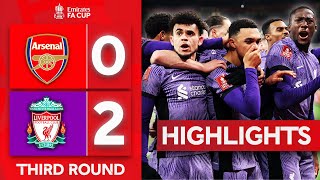 Captain Trent Inspires Liverpool Win  Arsenal 02 Liverpool  Highlights  Emirates FA Cup 202324 [upl. by Sugna907]