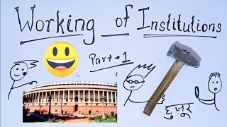 working of Institution class 9 part 1 GKP  working of institutions class 9 bkp😁😅😅😅 [upl. by Derry]