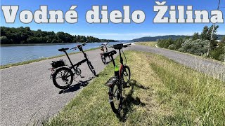 Vodné dielo Žilina a hrad Strečno na bicykli  Žilina Slovensko [upl. by Antone197]