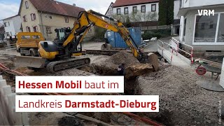 Staugefahr Hessen Mobil baut im Landkreis DarmstadtDieburg [upl. by Mathilda]