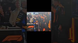 🔥Lando Norris CONGRATULATES Max on his World Championship WIN🔥shorts f1 maxverstappen [upl. by Czarra283]