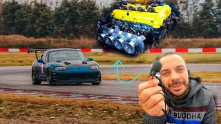 200hp ITB Miata ATTACK  Super NA Sound [upl. by Ontine729]