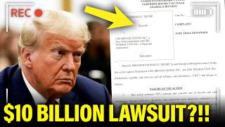 WTF Trump FILES 10 BILLION LAWSUIT as Campaign SINKS [upl. by Dnomra]