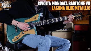 No TalkingJust Tones  Rivolta Classico Series  Mondata Baritone VII  Laguna Blue Metallic [upl. by Patrizia]