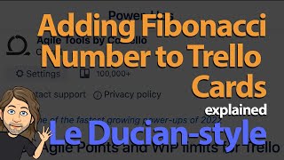 Activating Trello Fibonacci Numbers Story Points Tutorial [upl. by Aldwon613]