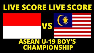 🔴 LIVE SCORE  INDONESIA VS MALAYSIA  AFF U19 2024 [upl. by Chloras]