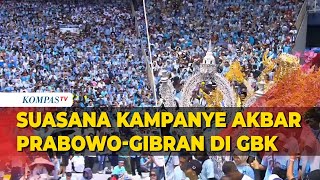 Begini Suasana Kampanye Akbar PrabowoGibran di GBK [upl. by Atirac]