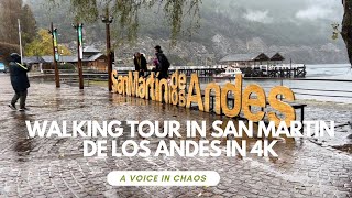 🇦🇷 San Martin de los Andes Argentina  4K Walking Tour In Patagonia [upl. by Enileuqaj]