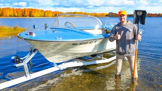 WATER TESTING my ABANDONED Boat After 40 Years of Rot  Boat Restoration [upl. by Aiuhsoj618]