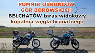 🏍 Pomnik Góry Borowskie 🌞 Taras widokowy Bełchatów [upl. by Nedap]