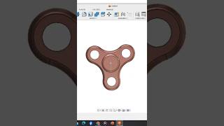 Design of Fidget Spinner in Fusion 360 fusion360 spinner 3ddesign modeling [upl. by Corydon450]