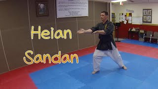 Learn Karate Heian Sandan karate karatekata heiansandan [upl. by Macleod186]