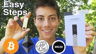 Ledger Nano S  Setup Tutorial and Guide Hardware wallet BEST [upl. by Daron]