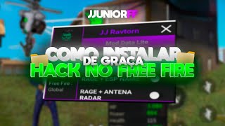 COMO BAIXAR E INSTALAR HACK NO FREE FIRE 2024 PELO MEDIAFIRE LINK DIRETO DE CAPA MOD MENU JJ [upl. by Assiram49]