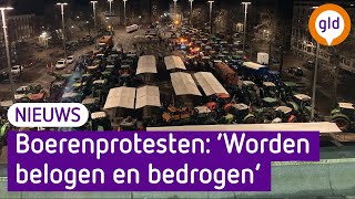 Gelderse boeren PROTESTEREN met trekkers bij provinciehuis [upl. by Ahsaekal127]