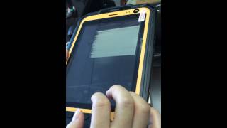 T1 7 85 Inch IPS Screen Quad Core 3G GPS13MP Camera 1G16G industrial Rugged nfc tablet android [upl. by Arnon454]