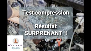 Test compression moteur Résultat SURPRENANT [upl. by Lamoureux]