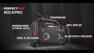 PerfectPro Rockpro High End Stereo Model voor bijna alle werksituaties [upl. by Hardej645]