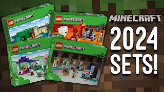 First LEGO Minecraft 2024 Sets [upl. by Aisatsanna]