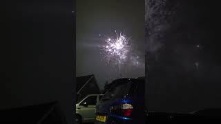 Firework display at Haslingden cricket club 3 [upl. by Ahsyas]