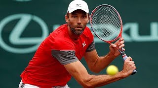 Ivo KARLOVIC vs Tennys SANDGREN Highlights HOUSTON 2018 [upl. by Robinette]