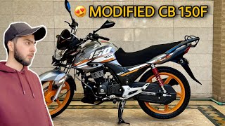 A Modified Honda CB 150F 2024 Model  Detailed Review Modification Cost amp Specs [upl. by Clotilde133]