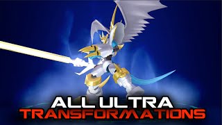 Digimon Story Cyber Sleuth  All Ultra Transformations COG INCORPORATED [upl. by Naujyt]