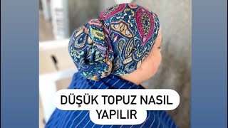 Düşük topuz yapımı EN DETAYLI HALİ [upl. by Ratep]