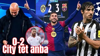 MANCITY tèt Anba BARÇA preske kalifye BOCA Entèrese ak S RAMOS [upl. by Llerej]