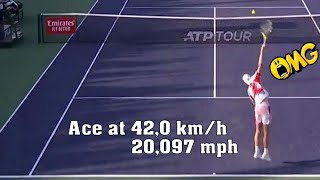 Tennis Ace at 420 kmh 🔥 20097 mph [upl. by Ennovehc]