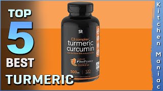 Top 5 Best Turmeric Review in 2023 [upl. by Acihsay845]