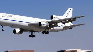 STARGAZER LOCKHEED L1011 TRISTAR Arriving at Long Beach Airport [upl. by Pren858]