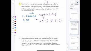 32  Challenging Singapore Math Bar Modeling Gr 6 [upl. by Liamsi]