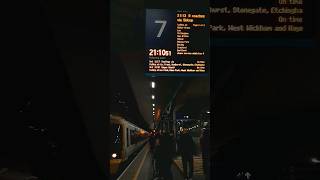 SIDCUP LINE TRAIN ARRIVING AT PLATFORM 7 LONDON BRIDGE [upl. by Kaleb855]