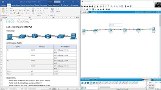 851 Lab  Configure DHCPv6 Packet Tracer [upl. by Latsyrd]