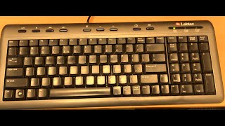 Labtec ultra flat keyboard YBM62 [upl. by Marguerita]