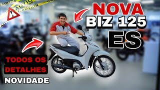 BIZ 125 ES 2025 BRANCA TODOS OS DETALHES [upl. by Oberstone486]