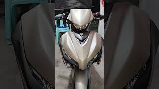 Yamaha Sniper 155 Update Bagong repaint matte gray with metallic black [upl. by Conrade]