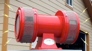 Really Loud Portable Air Raid Siren Test [upl. by Gereld]