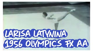 Larisa Latynina  AA Floor  1956 Olympics Gymnastics [upl. by Ppilihp697]